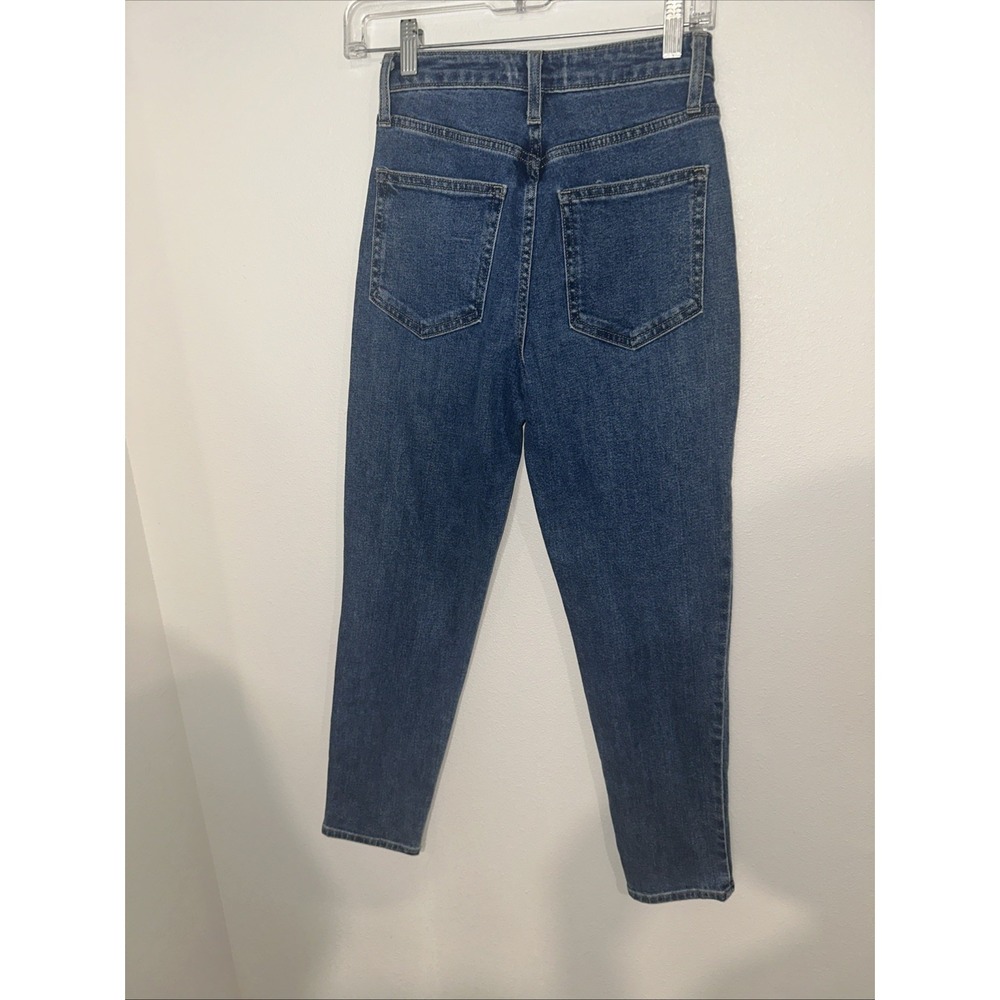 just black denim jeans Blue Size 24‎ High Rise Mom Jeans Made In USA - Picture 8 of 10